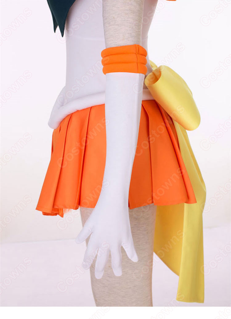 劇場版  セーラー戦士 愛野美奈子（あいのみなこ） スーパー 戦闘服 コスプレ衣装 『美少女戦士セーラームーンEternal』 スーパーセーラーヴィーナス  セーラー服 子供用 大人用 cosplay 仮装 変装-12