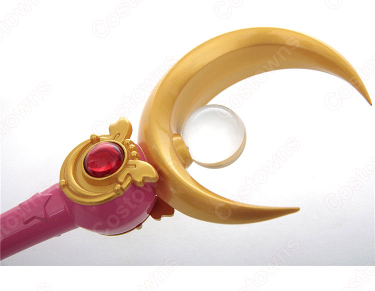 セーラー戦士 月野うさぎ(つきのうさぎ) 三日月の杖 魔法杖 コスプレ道具 『美少女戦士セーラームーン』(びしょうじょせんしセーラームーン) コスプレ小物 小道具-2