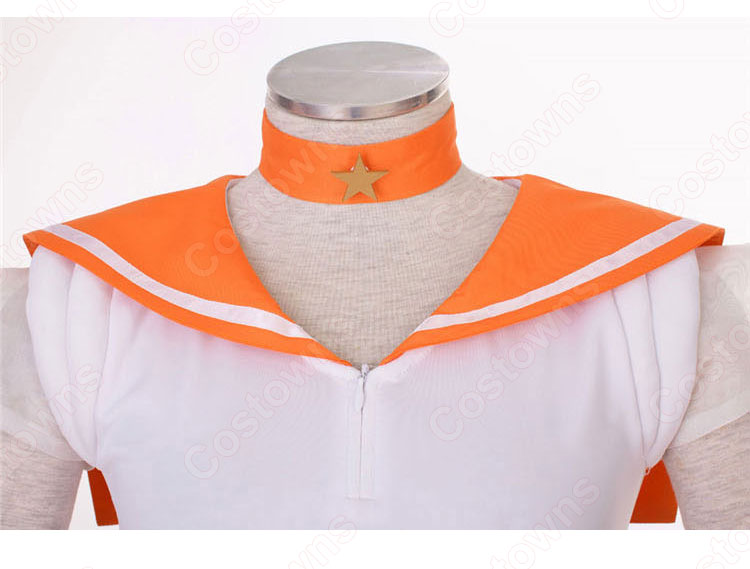 劇場版  セーラー戦士 愛野美奈子（あいのみなこ） スーパー 戦闘服 コスプレ衣装 『美少女戦士セーラームーンEternal』 スーパーセーラーヴィーナス  セーラー服 子供用 大人用 cosplay 仮装 変装-5