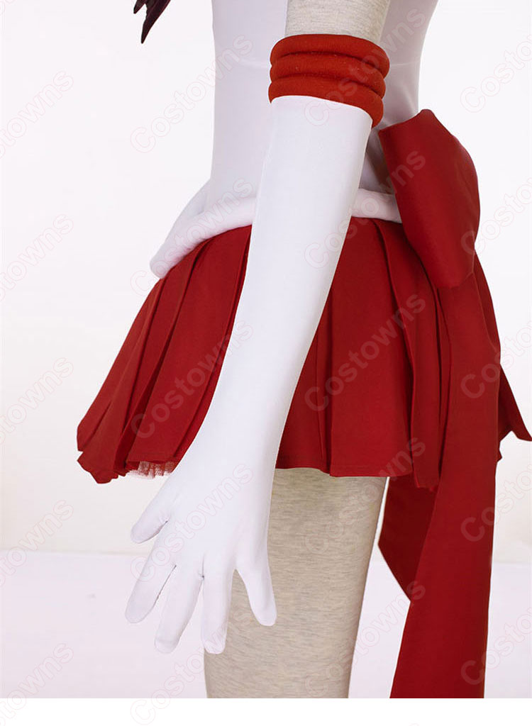 劇場版 セーラー戦士 火野レイ(ひのレイ) スーパー 戦闘服 セーラー服 コスプレ衣装 『美少女戦士セーラームーンEternal』 スーパーセーラーマーズ セーラー服 子供用 大人用 cosplay 仮装 変装-12