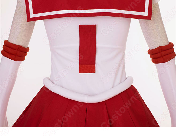 劇場版 セーラー戦士 火野レイ(ひのレイ) スーパー 戦闘服 セーラー服 コスプレ衣装 『美少女戦士セーラームーンEternal』 スーパーセーラーマーズ セーラー服 子供用 大人用 cosplay 仮装 変装-11