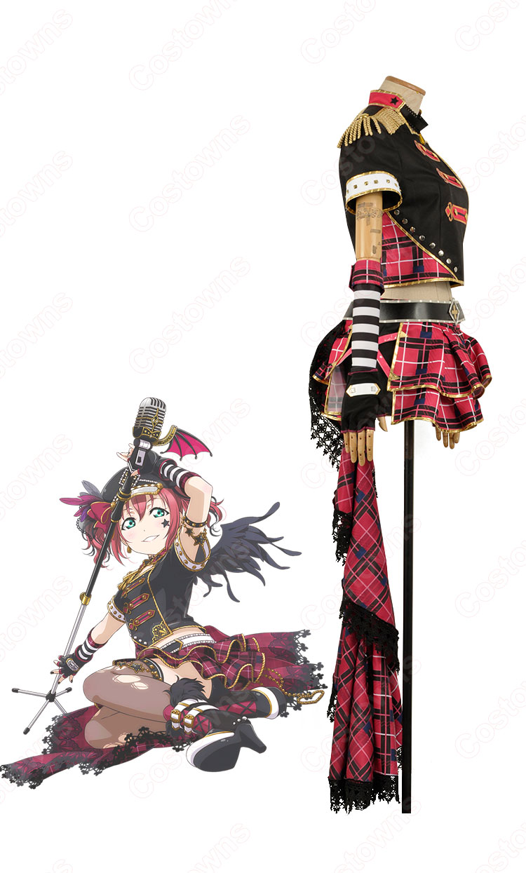 【新品未着用】黒澤ルビィ パンクロック編覚醒後 コスプレ Amazon.co.jp: ラブライブ！サンシャイン!! コスプレ Aqours
