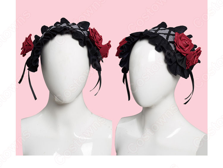 着せ恋 喜多川海夢(きたがわまりん) 黒江雫コスプレ かわいい 黒 メイド服 コスプレ衣装 『その着せ替え人形は恋をする』(そのビスク・ドールはこいをする) cosplay 仮装 変装-5