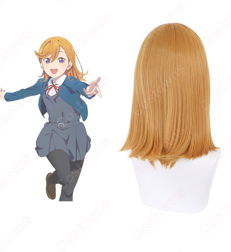 澁谷かのん(しぶやかのん) コスプレウィッグ 『ラブライブ！スーパースター!!』 耐熱かつら cosplay wig 通販-4