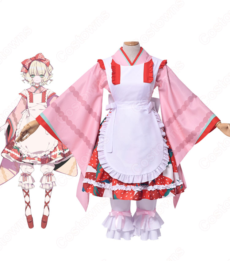 ローゼンメイデン 雛苺(ひないちご) 15周年 大正浪漫風 コスプレ衣装 『誕生15周年・ローゼンメイデン0-ゼロ-展』 かわいい メイド服 cosplay 仮装 変装-2