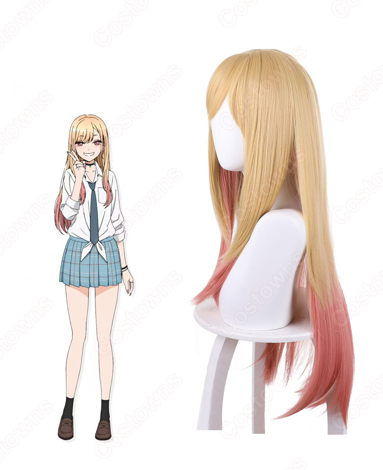 着せ恋 喜多川海夢(きたがわまりん) コスプレウィッグ 『その着せ替え人形は恋をする』(そのビスク・ドールはこいをする) 耐熱かつら cosplay wig 通販-2