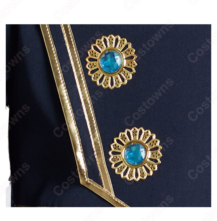 あんスタBasic SHUFFLE×静寂の黒雪 スカウト！La Mort 全員 コスプレ衣装 『あんさんぶるスターズ！！』 [悠久の死神] 朔間凛月 [氷結の死神]礼瀬マヨイ [断罪の死神]朔間零 [墓守の死神]乱凪砂 cosplay 仮装 変装-5