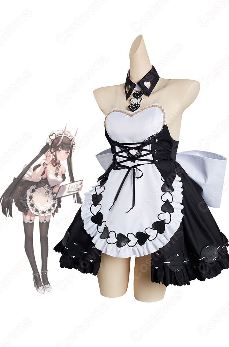 アズレン 能代(あずれんののしろ) メイド服 コスプレ衣装 アズレン 能代(あずれんののしろ) メイド服 コスプレ衣装