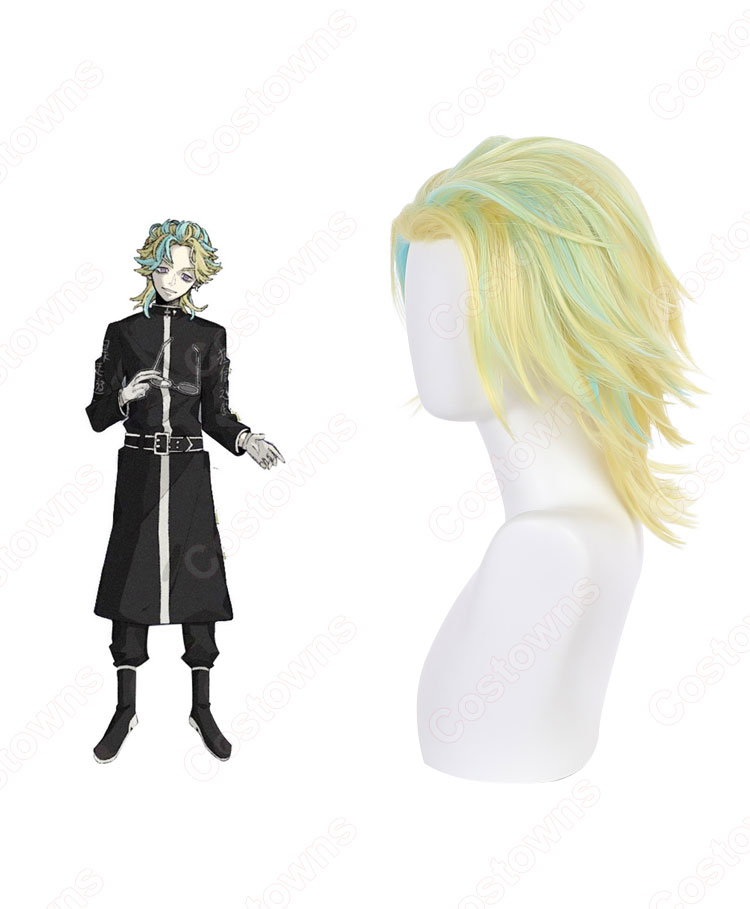 東リベ 灰谷竜胆(はいたにリンドウ)コスプレウィッグ 『東京卍リベンジャーズ』 耐熱かつら cosplay wig 通販-3