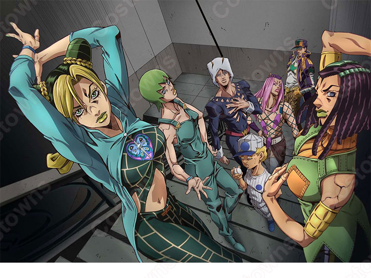 空条徐倫(くうじょうジョリーン) コスプレ衣装 『ジョジョの奇妙な冒険 Part6 ストーンオーシャン』 cosplay 仮装 変装-1