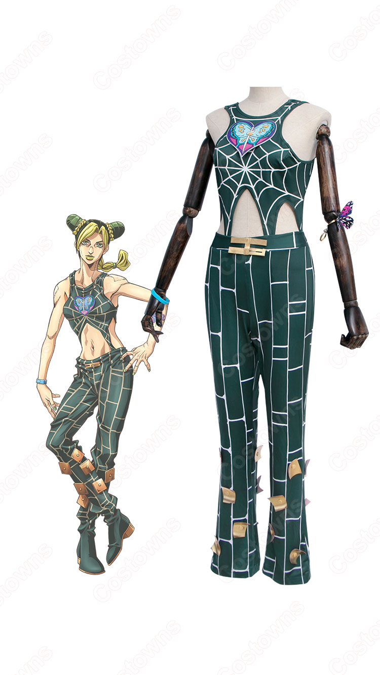 空条徐倫(くうじょうジョリーン) コスプレ衣装 『ジョジョの奇妙な冒険 Part6 ストーンオーシャン』 cosplay 仮装 変装-3