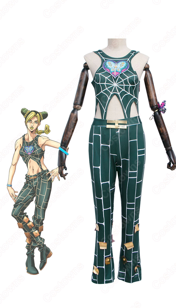 空条徐倫(くうじょうジョリーン) コスプレ衣装 『ジョジョの奇妙な冒険 Part6 ストーンオーシャン』 cosplay 仮装 変装-2