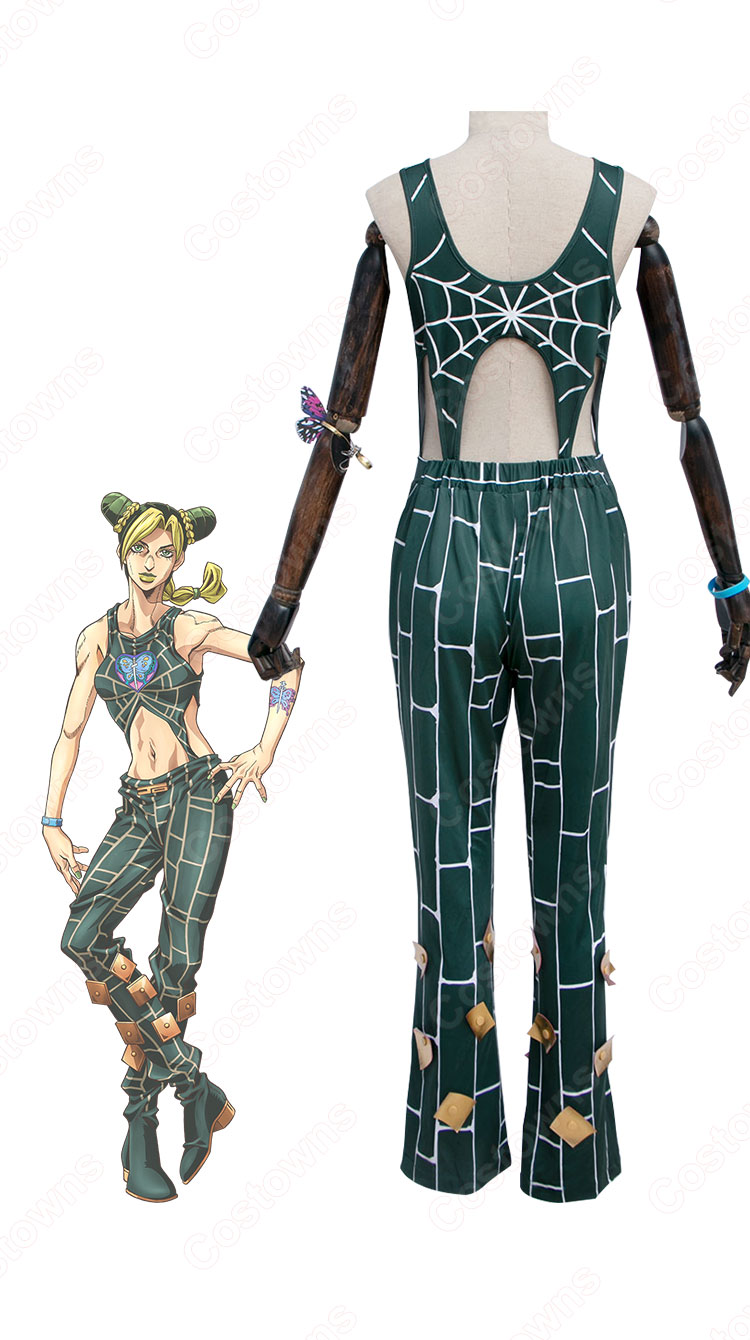 空条徐倫(くうじょうジョリーン) コスプレ衣装 『ジョジョの奇妙な冒険 Part6 ストーンオーシャン』 cosplay 仮装 変装-4