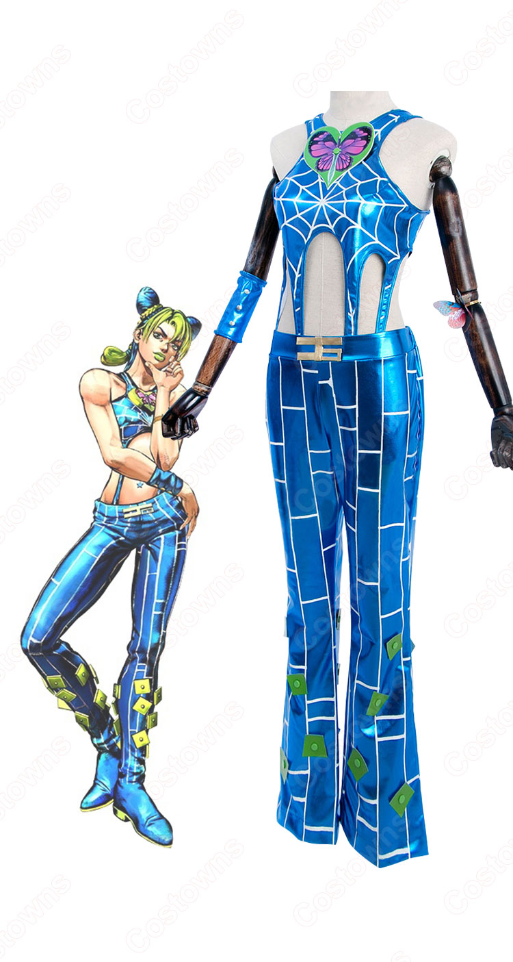 空条徐倫(くうじょうジョリーン) コスプレ衣装 『ジョジョの奇妙な冒険 Part6 ストーンオーシャン』 cosplay 仮装 変装-6
