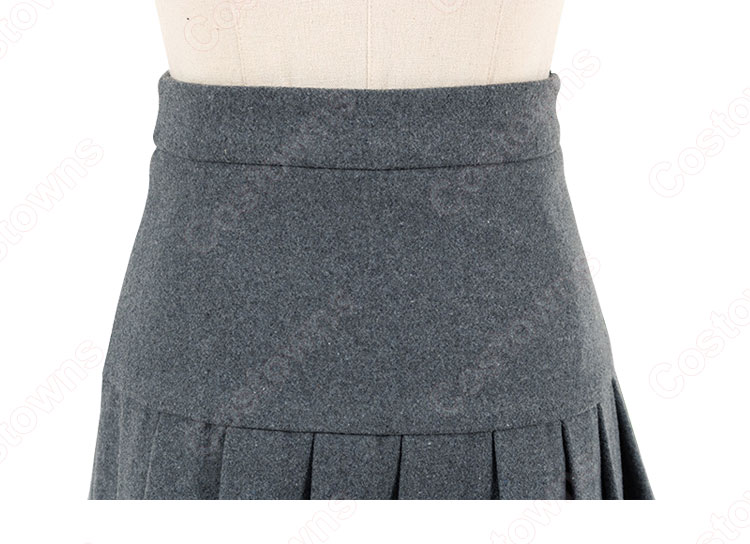 JISOO(ジス) 重ね着風 演出服 Knowing Bros 学園風 おしゃれ 衣装『BLACKPINK』ステージ衣装 韓国 アイドル 衣装 可愛い 仮装 団体服 人気 韓流グッズ 着痩せ 白シャツ プリーツスカート 2点セット-15