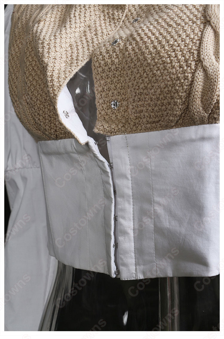 JISOO(ジス) 重ね着風 演出服 Knowing Bros 学園風 おしゃれ 衣装『BLACKPINK』ステージ衣装 韓国 アイドル 衣装 可愛い 仮装 団体服 人気 韓流グッズ 着痩せ 白シャツ プリーツスカート 2点セット-10