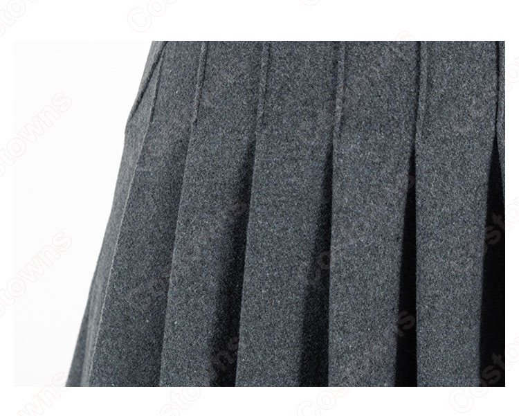 JISOO(ジス) 重ね着風 演出服 Knowing Bros 学園風 おしゃれ 衣装『BLACKPINK』ステージ衣装 韓国 アイドル 衣装 可愛い 仮装 団体服 人気 韓流グッズ 着痩せ 白シャツ プリーツスカート 2点セット-14