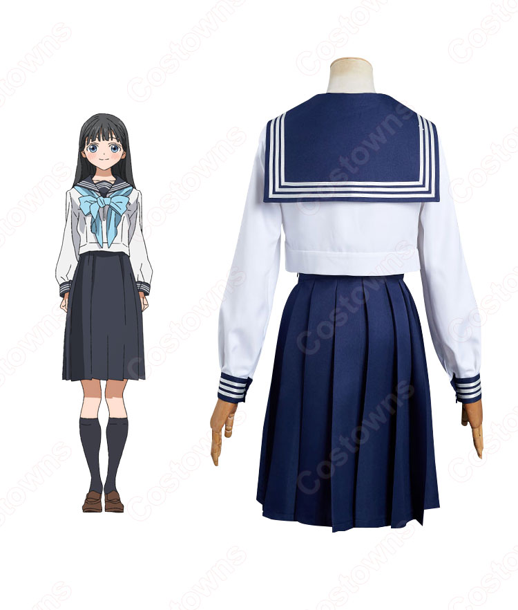 明日ちゃんのセーラー服 コスプレ衣装 明日小路（あけびこみち） 制服 cosplay 仮装 変装 - Costowns