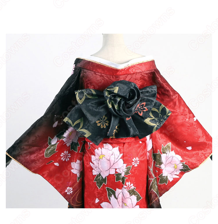 デアラ 時崎狂三(ときさきくるみ) 艶姿 着物 コスプレ衣装 『デート・ア・ライブ』 cosplay 仮装 変装-3