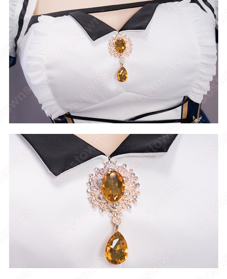 ジン・グンヒルド メイド服 コスプレ衣装 『原神』(げんしん) cosplay 仮装 変装-5