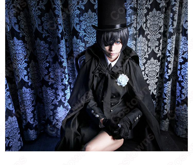 黒執事(くろしつじ) シエル・ファントムハイヴ コスプレ衣装-2