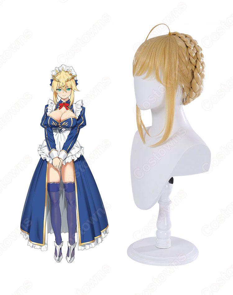 Fate Grand Order アーサー・ペンドラゴン 風 ウィッグ コスプレ