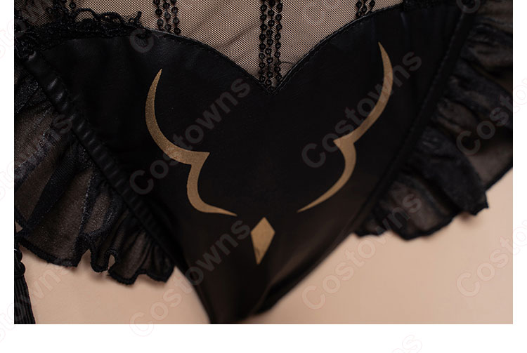 FGO エレシュキガル 花嫁 黒 コスプレ衣装 『Fate/Grand Order』（フェイト・グランドオーダー） ウェディングドレス cosplay 仮装 変装-15