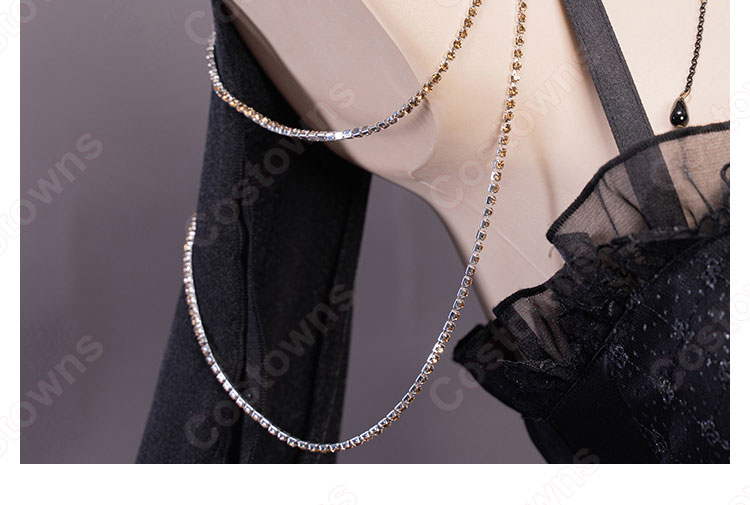 FGO エレシュキガル 花嫁 黒 コスプレ衣装 『Fate/Grand Order』（フェイト・グランドオーダー） ウェディングドレス cosplay 仮装 変装-8