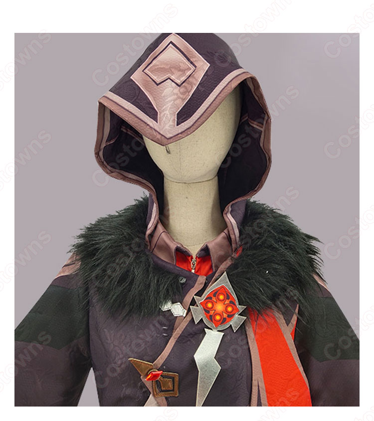 ファデュイ・デットエージェント・炎 雑魚敵 コスプレ衣装 『原神（げんしん）』 cosplay 仮装 変装-4