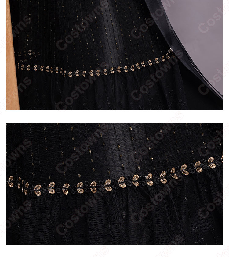 FGO エレシュキガル 花嫁 黒 コスプレ衣装 『Fate/Grand Order』（フェイト・グランドオーダー） ウェディングドレス cosplay 仮装 変装-17