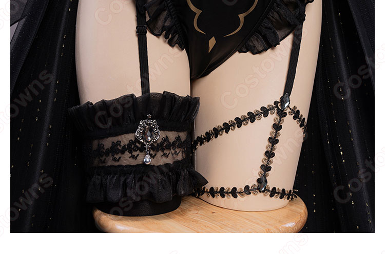 FGO エレシュキガル 花嫁 黒 コスプレ衣装 『Fate/Grand Order』（フェイト・グランドオーダー） ウェディングドレス cosplay 仮装 変装-20