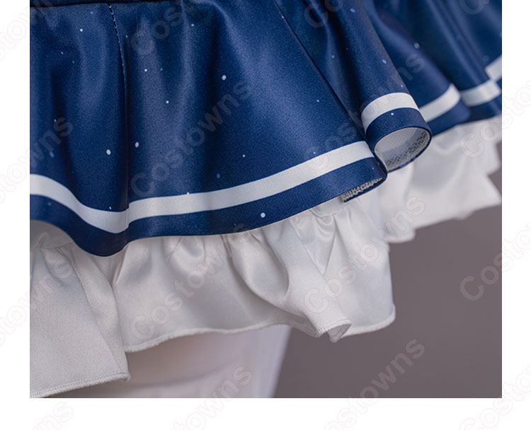 神里綾華(かみさとあやか) 音楽会 コスプレ衣装 『原神』(げんしん) cosplay 仮装 変装-9