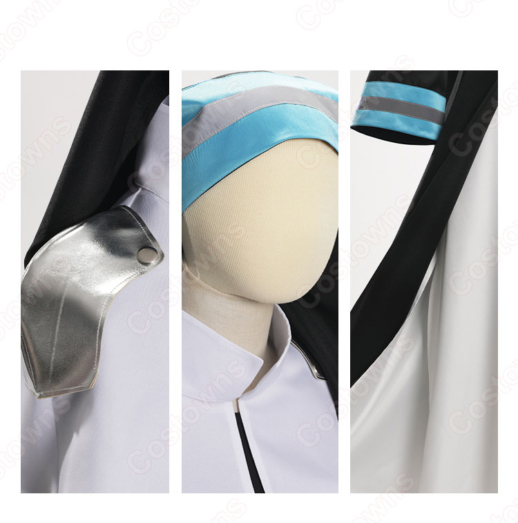 シスターアイリス 隊服 コスプレ衣装 『炎炎ノ消防隊』(えんえんのしょうぼうたい) cosplay 仮装 変装-3