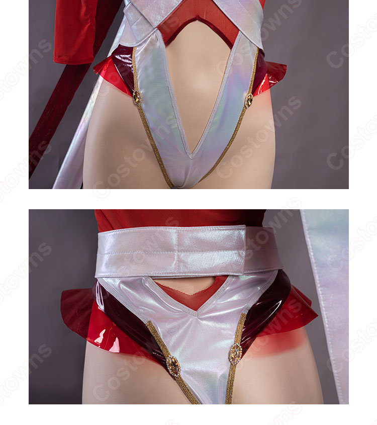 式波・アスカ・ラングレー 花嫁 ドレス コスプレ衣装-5