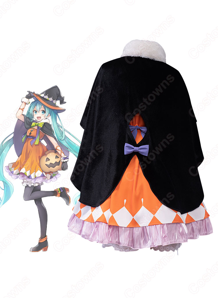 初音ミク（はつね ミク） 2nd season ハロウィン コスプレ衣装-3
