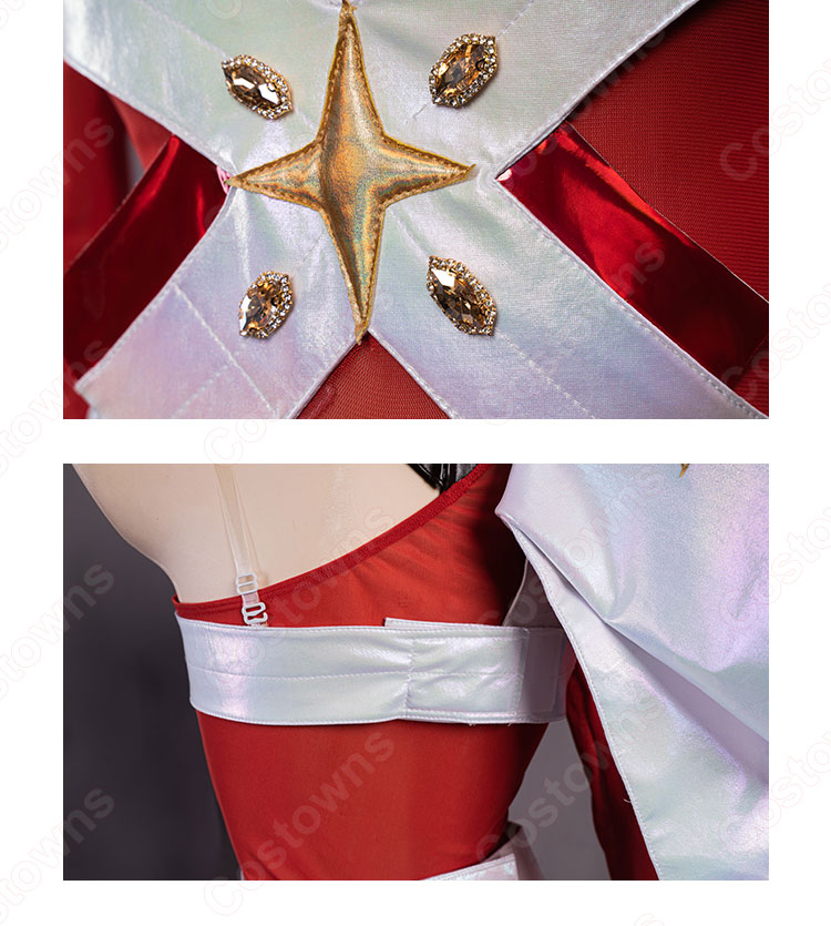 式波・アスカ・ラングレー 花嫁 ドレス コスプレ衣装-4