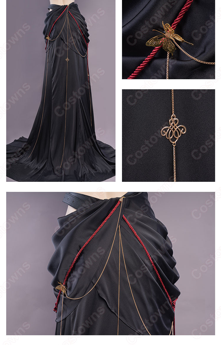 北斗(ホクト) 舞踏会 ドレス コスプレ衣装 『原神(げんしん)』 cosplay 仮装 変装-16