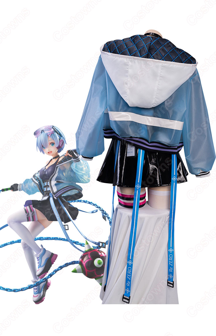グランドセール リゼロ Costowns - 変装 仮装 cosplay コスプレ衣装『Re:ゼロから始める異世界生活』 City Neon レム コスプレ衣装