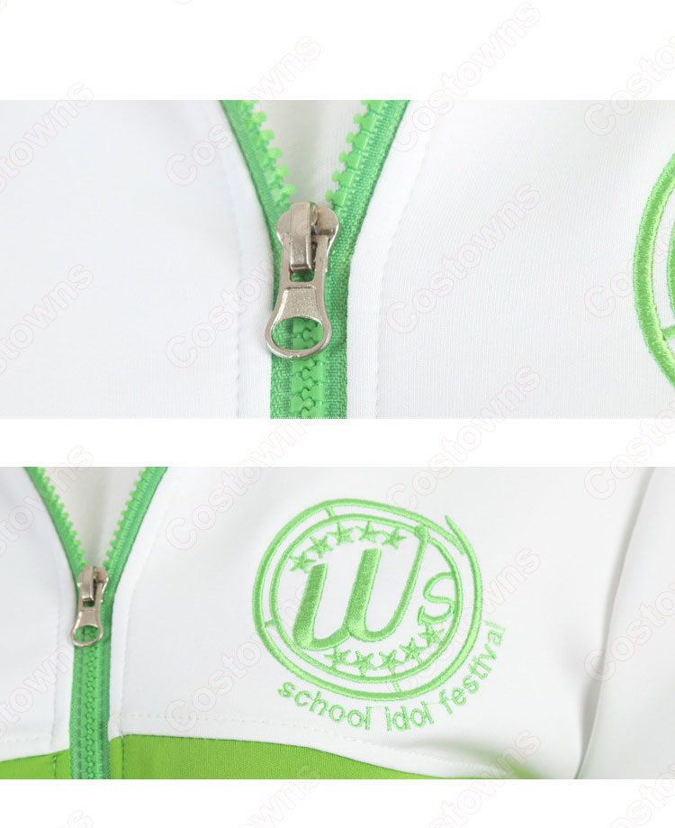 ラブライブ! 10月 ジャージ編 小泉花陽 東條希 高坂穂乃果 南ことり 矢澤にこ 西木野真姫 絢瀬絵里 園田海未 星空凛 コスプレ衣装 トラックスーツ コート cosplay 仮装 変装-3