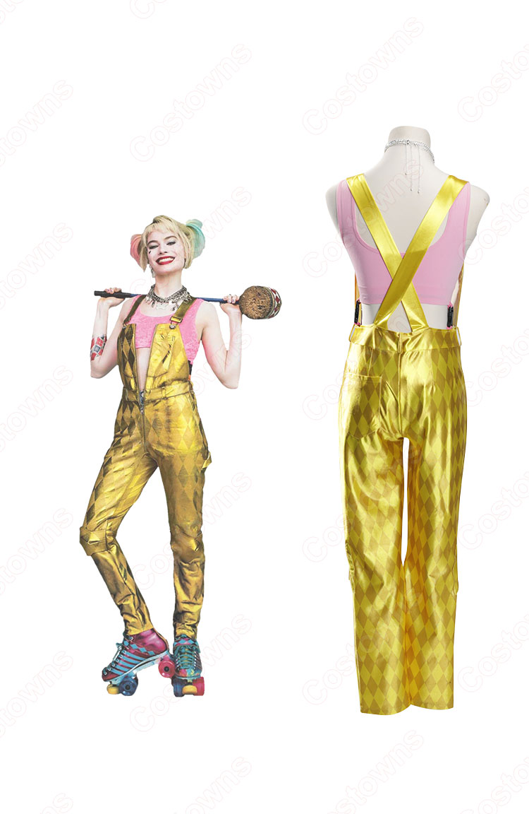 ハーレイ・クイン サロペット コスプレ衣装 『ハーレイ・クインの華麗なる覚醒 BIRDS OF PREY』 cosplay 仮装 変装-3
