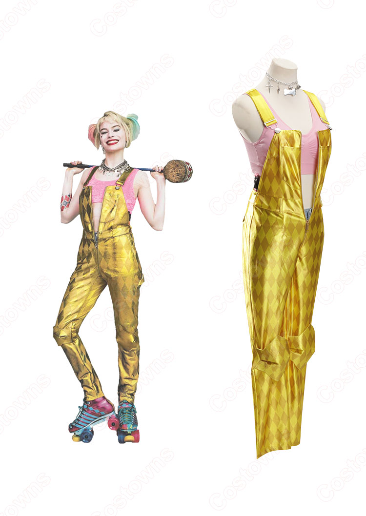 ハーレイ・クイン サロペット コスプレ衣装 『ハーレイ・クインの華麗なる覚醒 BIRDS OF PREY』 cosplay 仮装 変装-2