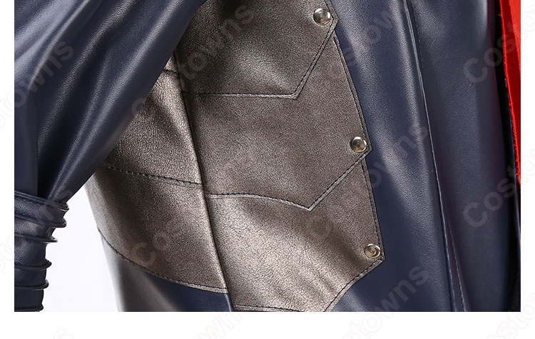 P5 坂本竜司(さかもとりゅうじ) 怪盗Ver. コスプレ衣装 『ペルソナ5』(ペルソナファイブ) 戦闘スタイル スカル 黒いライダースーツ cosplay 仮装 変装-9