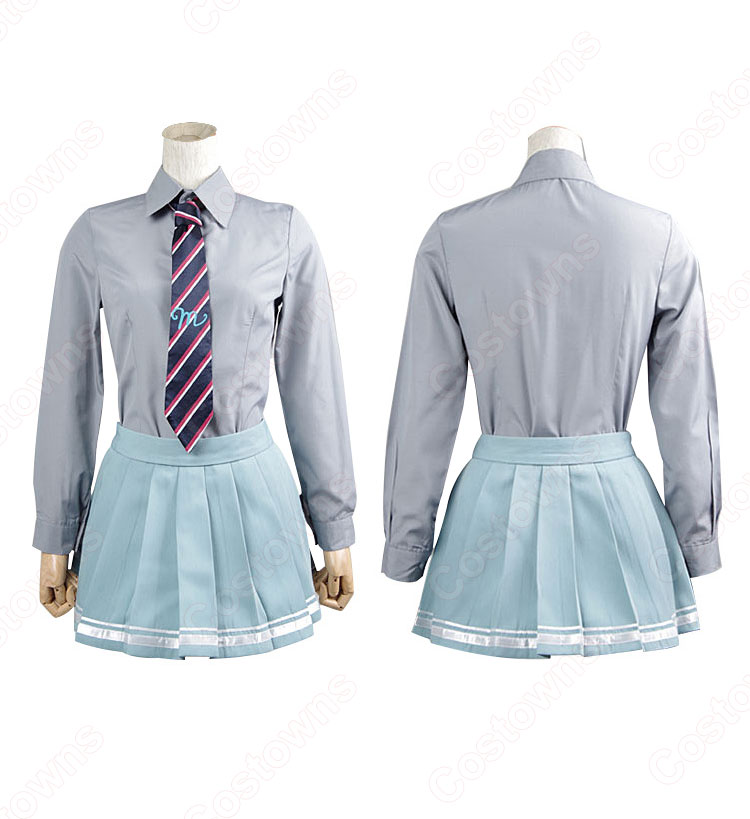 初音ミク(はつね ミク) 制服 日常服 コスプレ衣装-4