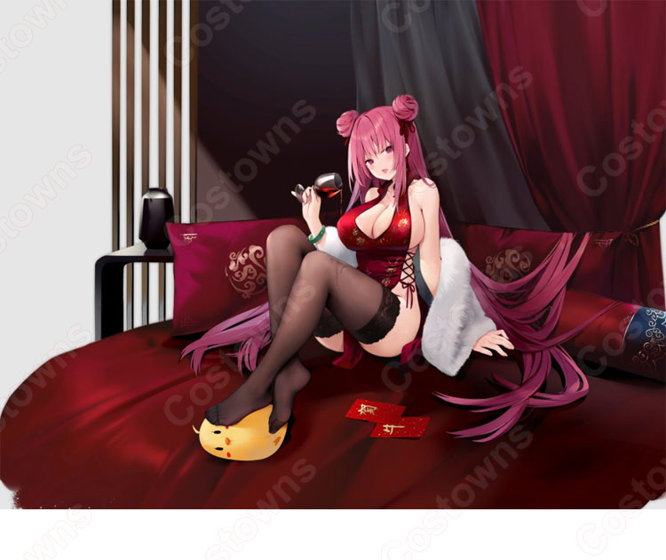 ラ・ガリソニエール ほろよい春曙の夢 チャイナドレス コスプレ衣装 『アズールレーン』 cosplay 仮装 変装-1