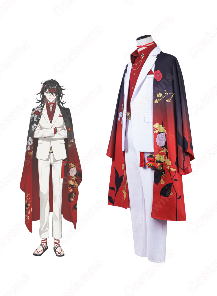 VTuber Vox Akuma (ヴォックス・アクマ) コスプレ衣装 コスプレウィッグ 『にじさんじ』 バーチャルアイドル cosplay 仮装 変装-2