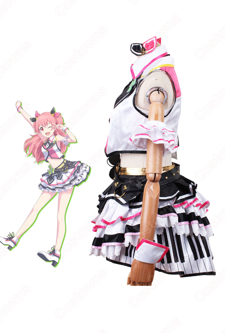 MORE MORE JUMP! 桃井愛莉(ももいあいり) コスプレ衣装 『プロジェクトセカイ カラフルステージ! feat. 初音ミク』 cosplay 仮装 変装-3