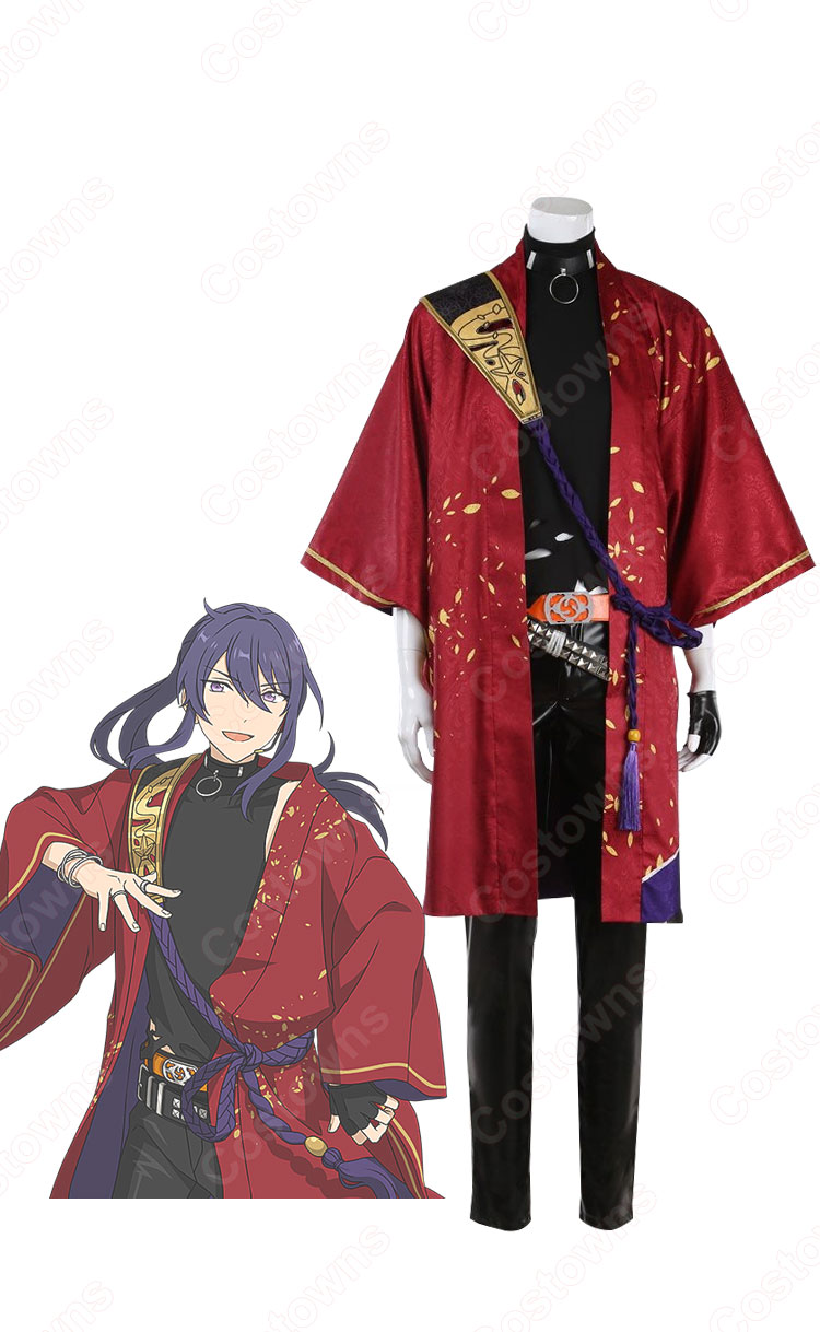 あんスタ 温故知新／継承の御前試合 コスプレ衣装 『あんさんぶるスターズ！！』[喧嘩の試合] 鬼龍紅郎（きりゅうくろう） [剣技の試合]神崎颯馬（かんざきそうま） cosplay 仮装 変装-1