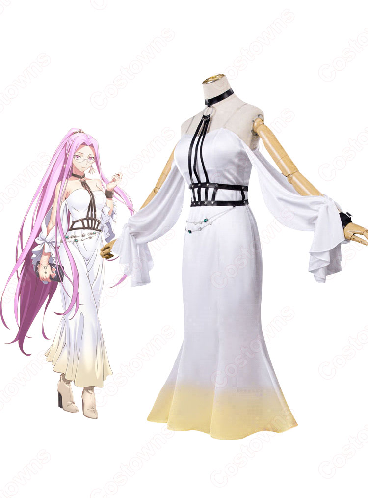 FGO メドゥーサ ドレス コスプレ衣装 劇場版「Fate/stay night [Heaven's Feel]」「フィナーレ」 ライダー cosplay 仮装 変装-2