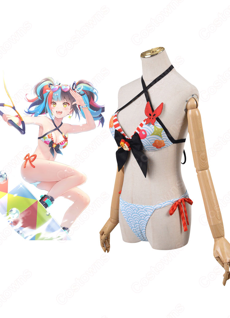 FGO 清少納言(せいしょうなごん) ハッピー☆ドライブ 概念礼装 水着 コスプレ衣装 『Fate/Grand Order』(フェイト・グランドオーダー) アーチャー cosplay 仮装 変装-3