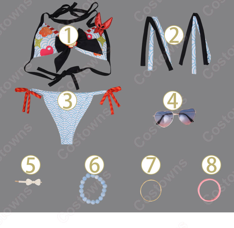 FGO 清少納言(せいしょうなごん) ハッピー☆ドライブ 概念礼装 水着 コスプレ衣装 『Fate/Grand Order』(フェイト・グランドオーダー) アーチャー cosplay 仮装 変装-7